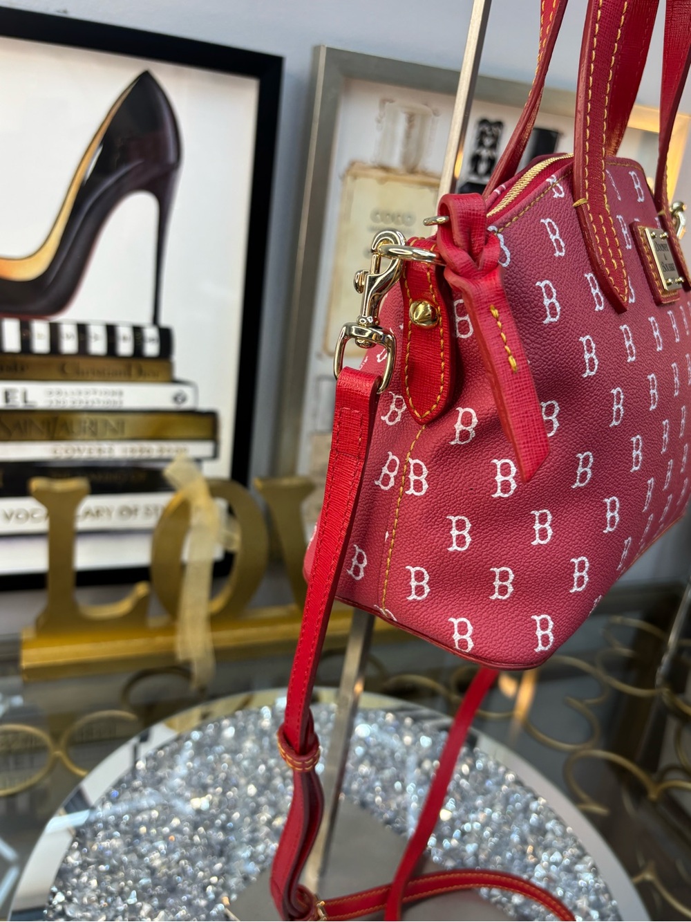Dooney & Bourke Boston Red Sox Ruby Mini Crossbody Satchel NWOT - Picture 5 of 14